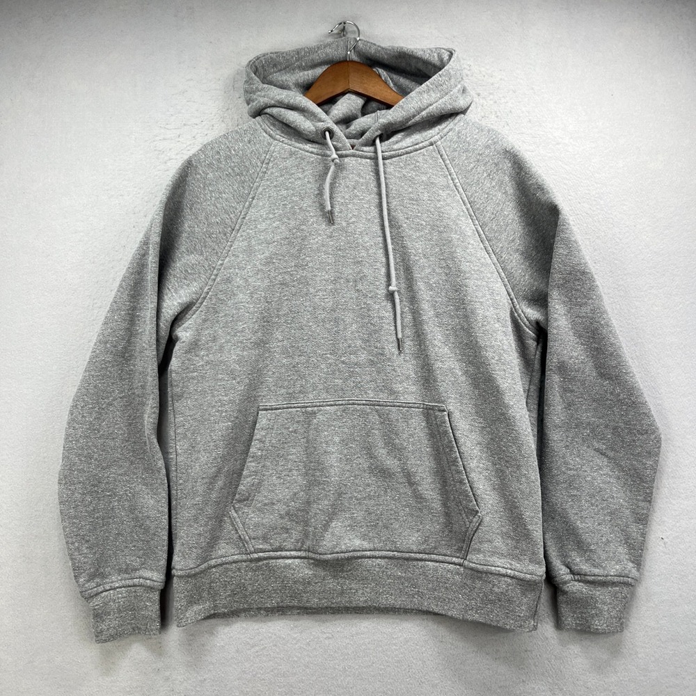 Flint and Tinder Hoodie Mens Large Gray Pullover Made In USA Heavy Sweatshirt